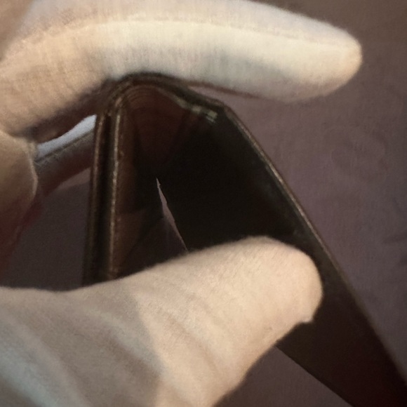 Burberry Bifold Long Wallet Nova Check Dark Brown good condition - Picture 9 of 16